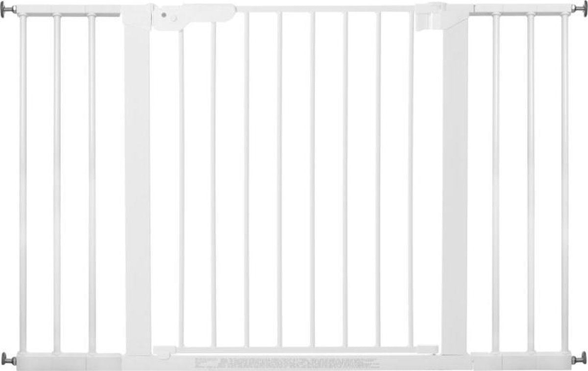 Puerta de escalera Babydan premier todo en uno sin taladrar - 73,5 - 119 cm - montaje con abrazadera - blanco