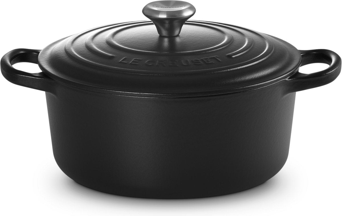 Padella firmata Le Creuset - 3,3 litri - 22 cm - nera