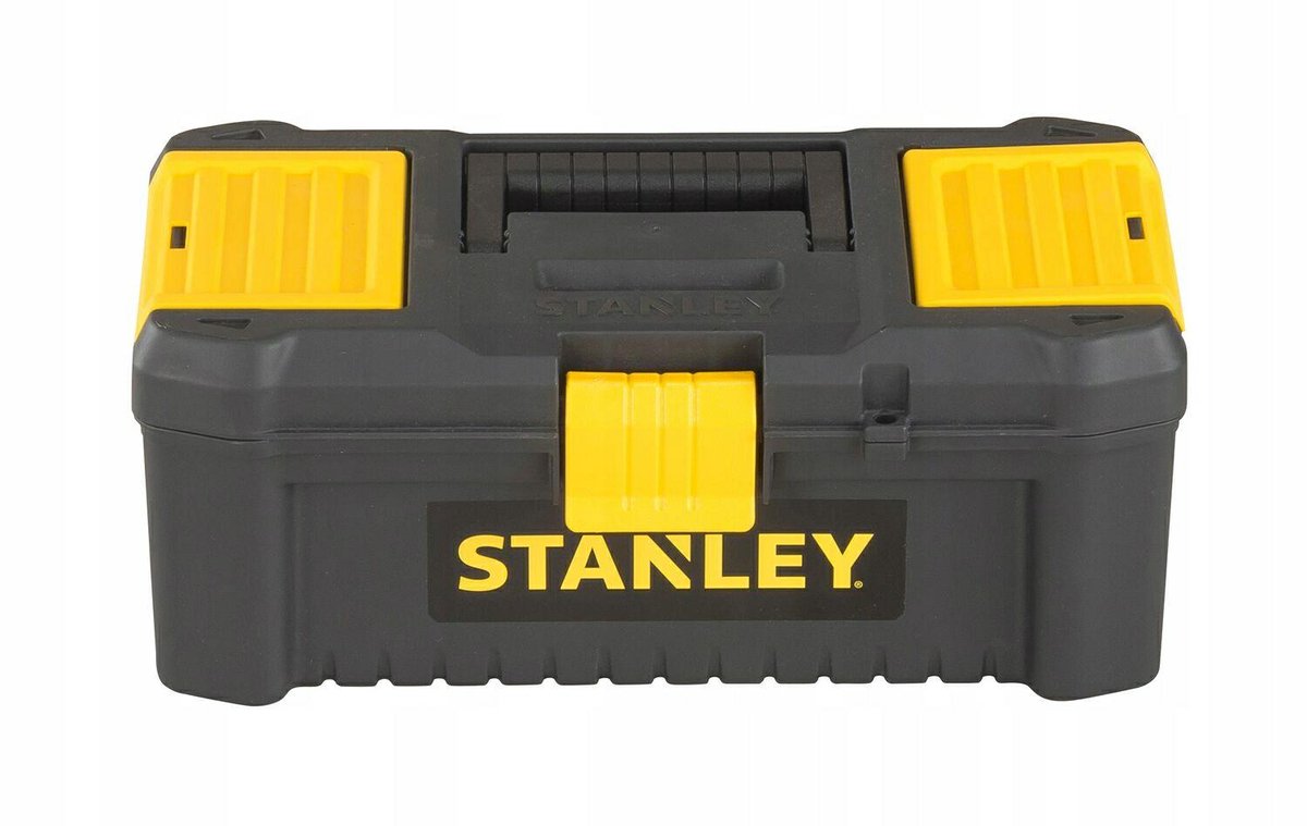 Stanley Essential - valigetta portautensili - 12,5 pollici - nero giallo - plastica