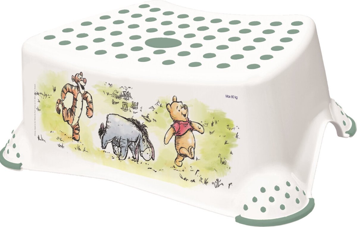 Taburete Keeper Winnie the Pooh - blanco - para aprender a ir al baño y cepillarse los dientes
