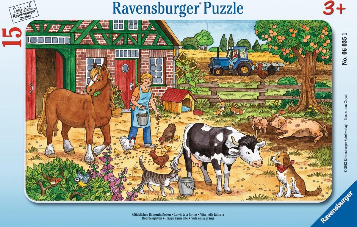 Puzzle Ravensburger - Vita in fattoria