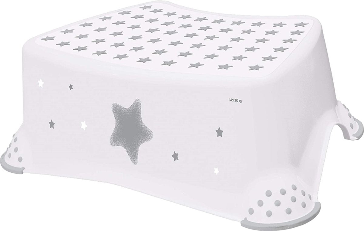 Taburete Keeper stars blanco - plataforma infantil