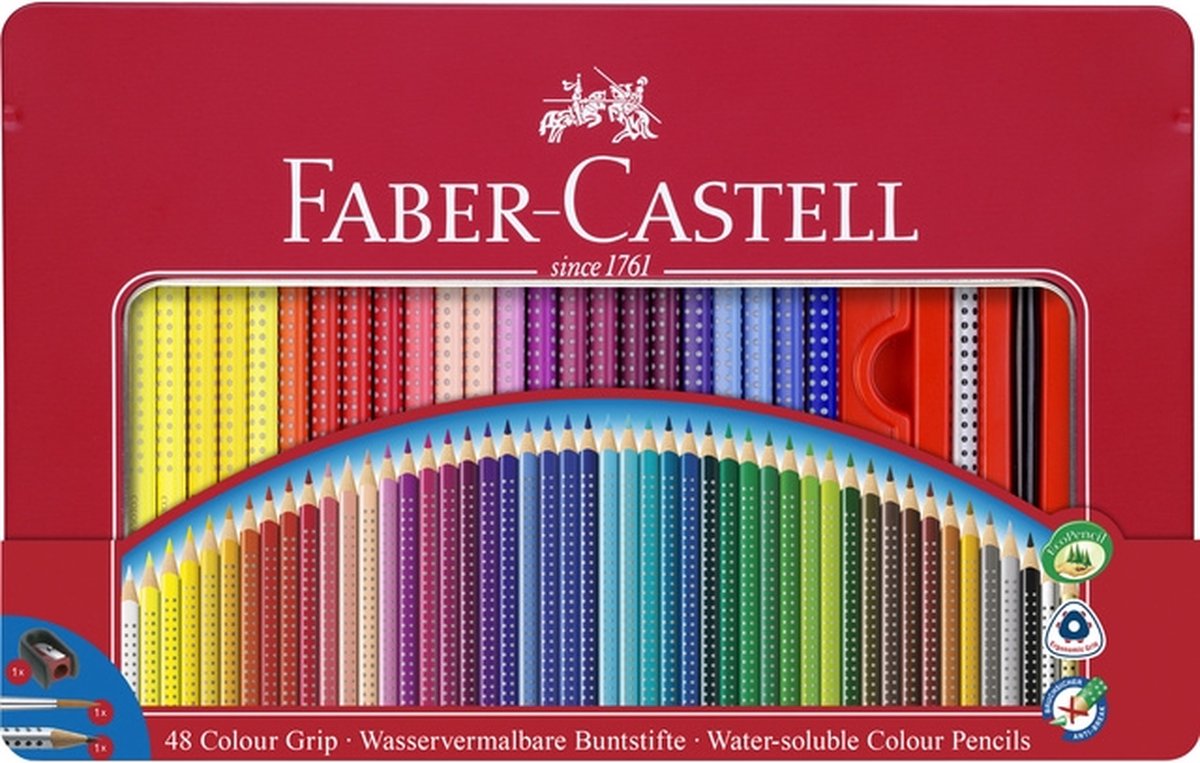 Faber Castell Faber Castell FC-112444 Set de agarre de lápiz de color A 48 piezas
