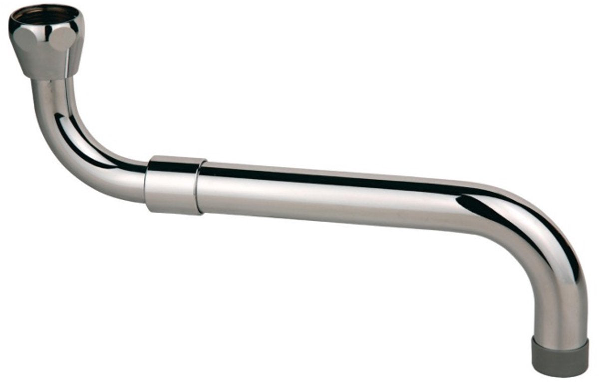 Caño en forma de S Kirchhoff, 3 4 x 280-480 mm - extensible