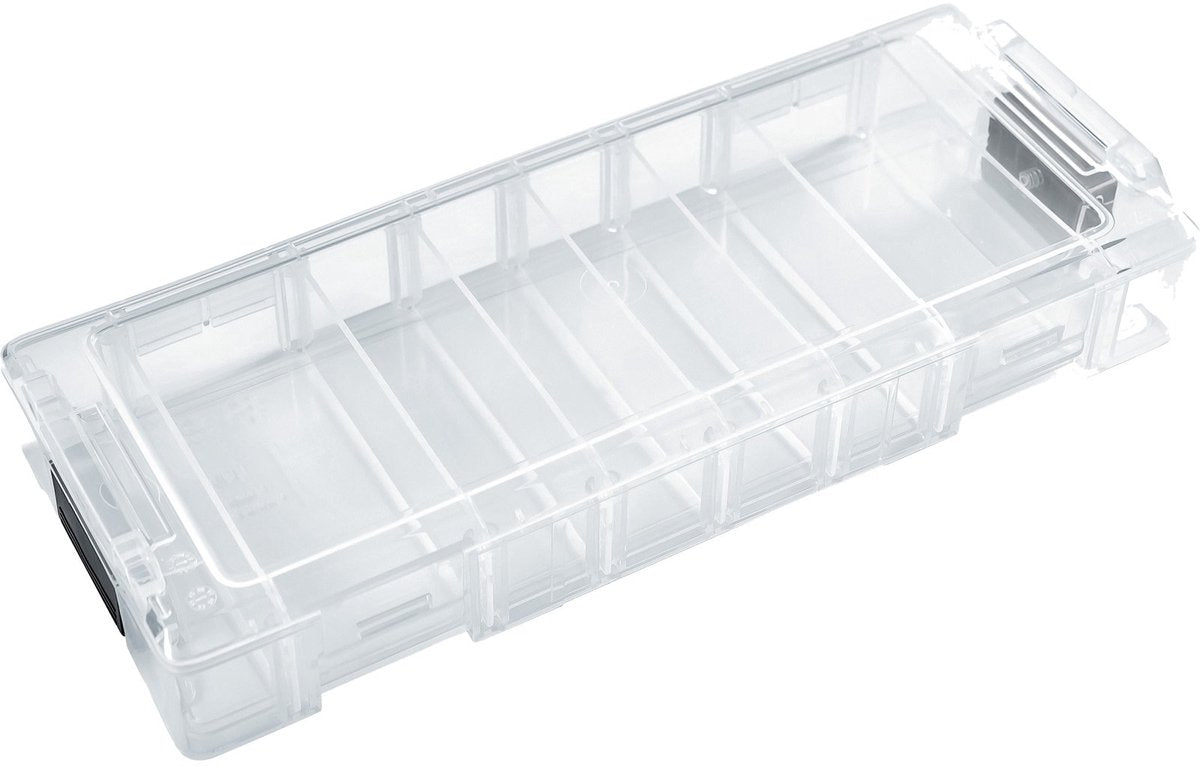 Bosch professional l-boxx micro 1600a025a2 gereedschapsbox polypropyleen transparant (l x b x h) 106 x 259 x 42 mm