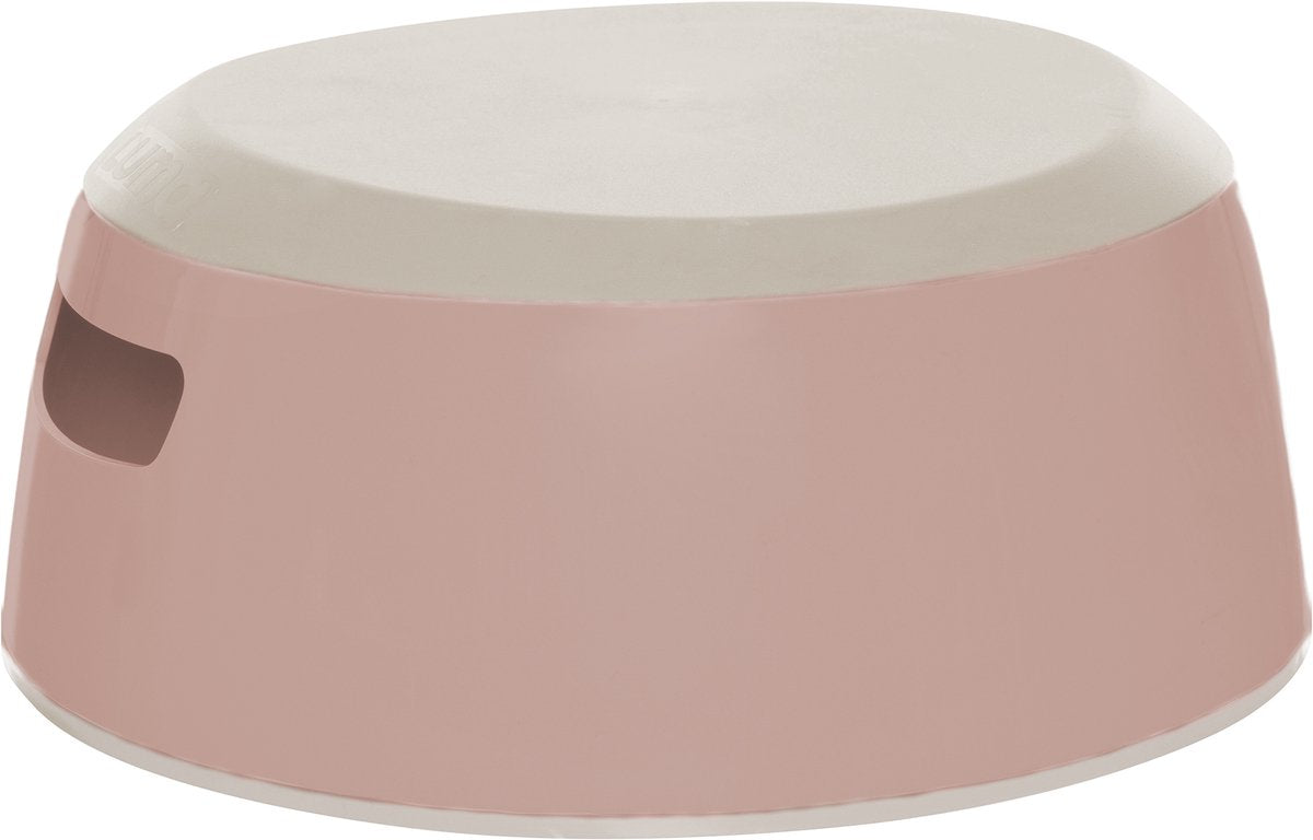 Sgabello Luma rosa cipria