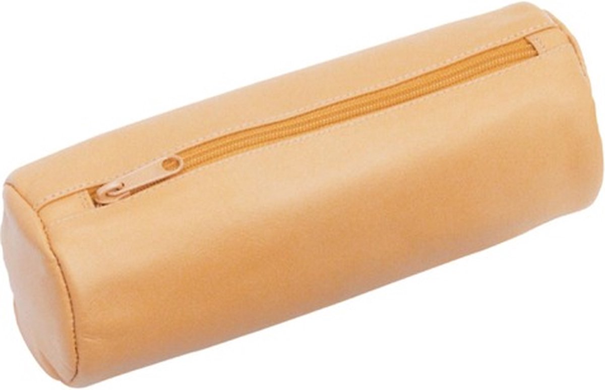 Alassio pennenetui - xxl - leer - naturel kleur - ju-43017