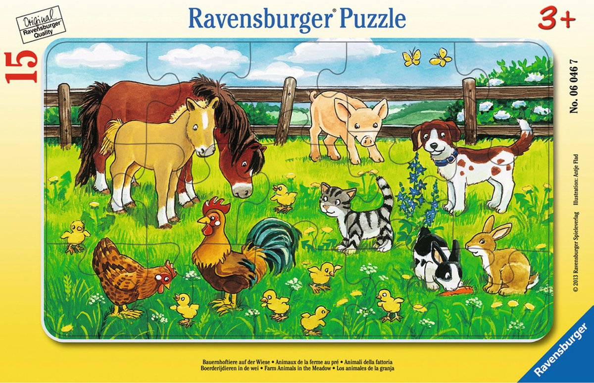 Ravensburger 00.006.046 rompecabezas 15 pieza(s) granja