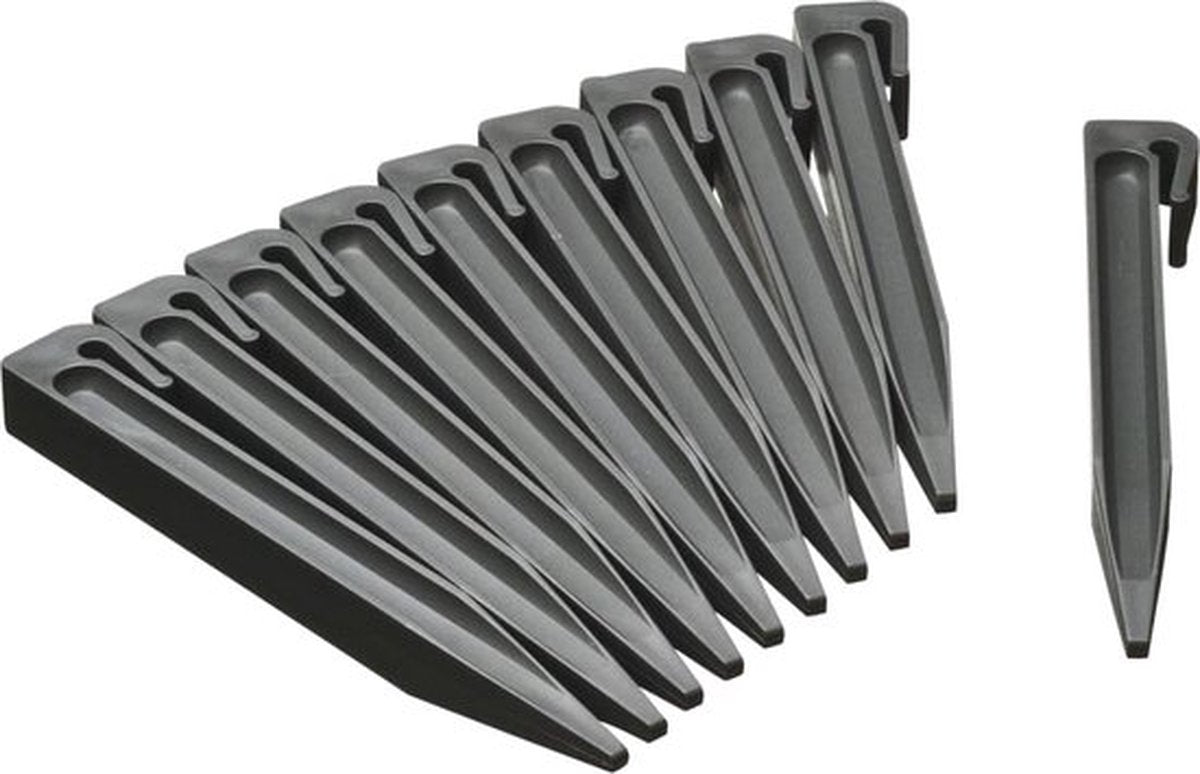 Nature Nature picchetti da terra per giardino 10 pz grigio