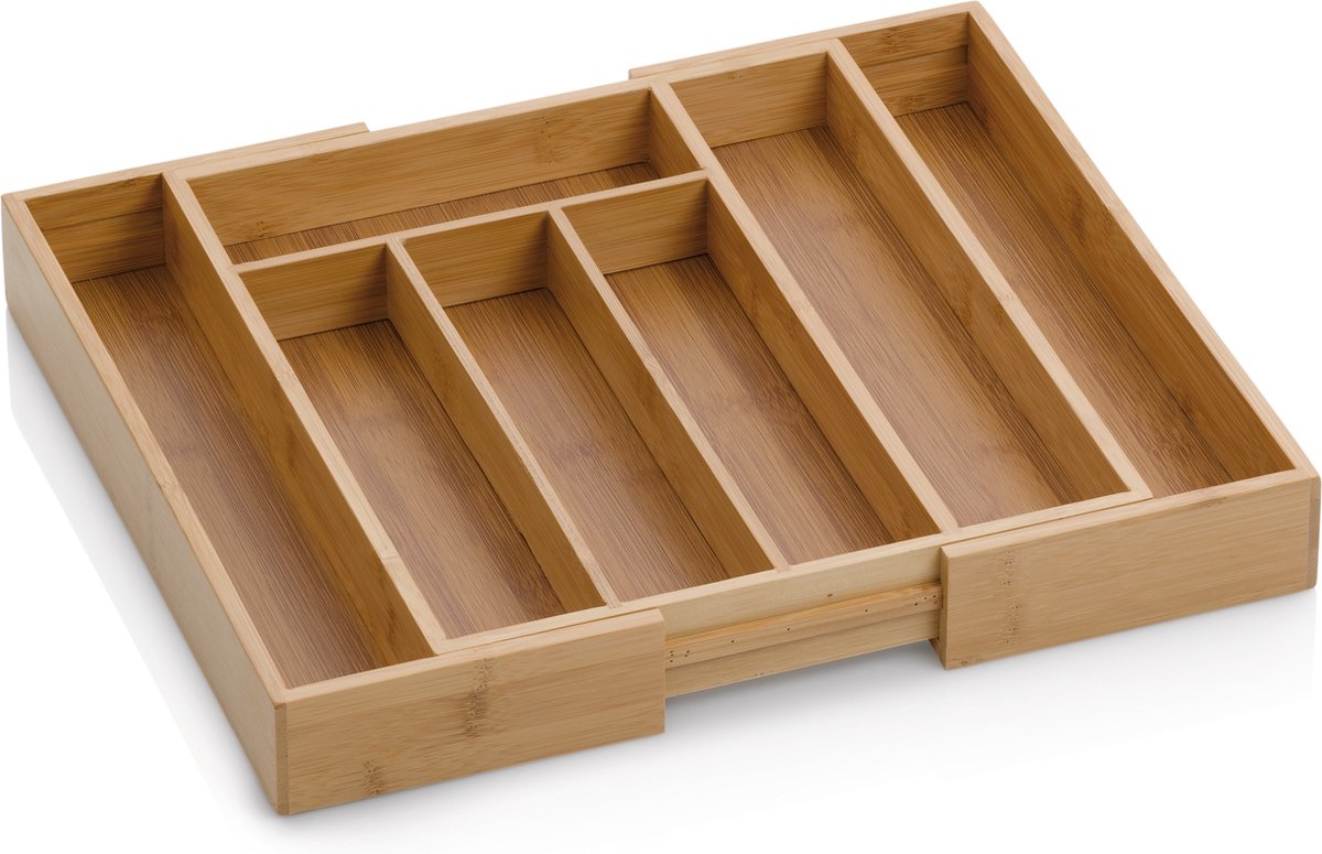 Cubertero Kela extensible 28,5 cm x 33 cm, bambú - | calma