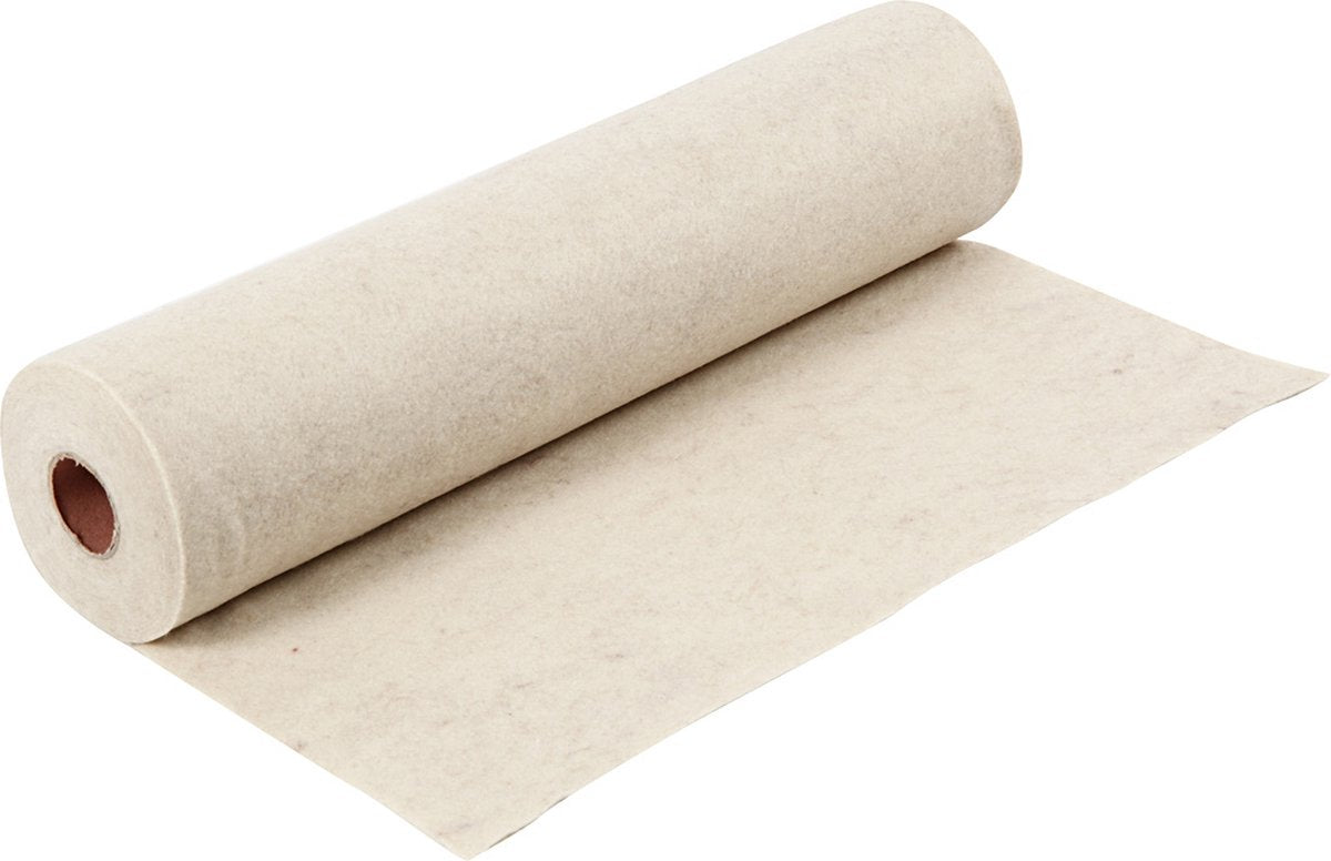 Creotime hobbyvilt felt 500 x 45 cm beige gemelleerd