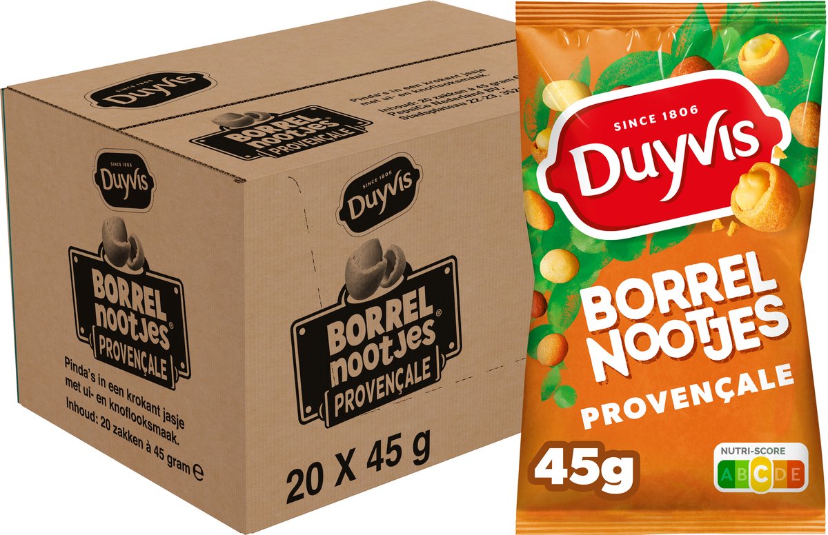 Duyvis snack provenzale (20x45gr)