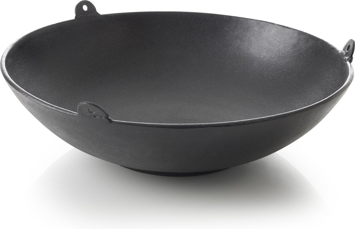 Barbecook - sartén para barbacoa - wok para barbacoa - negro - 37cm