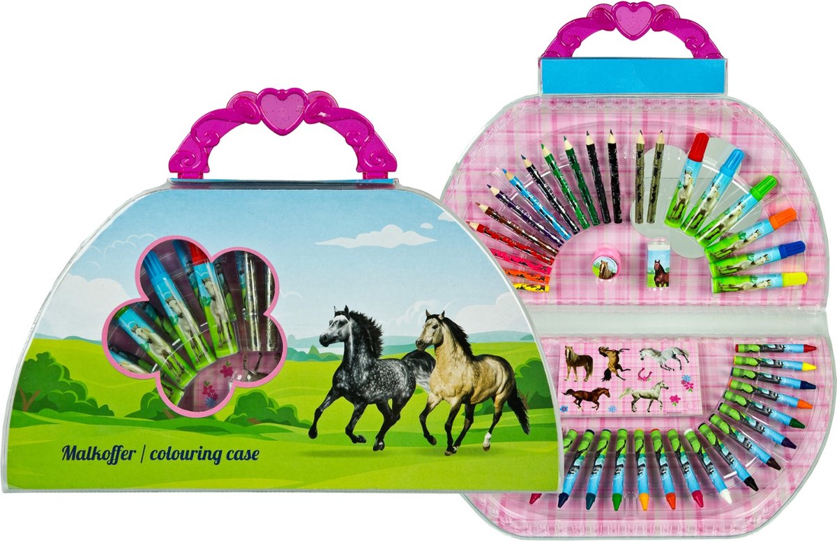 Caballos de maleta de color encubierto, 51dlg.