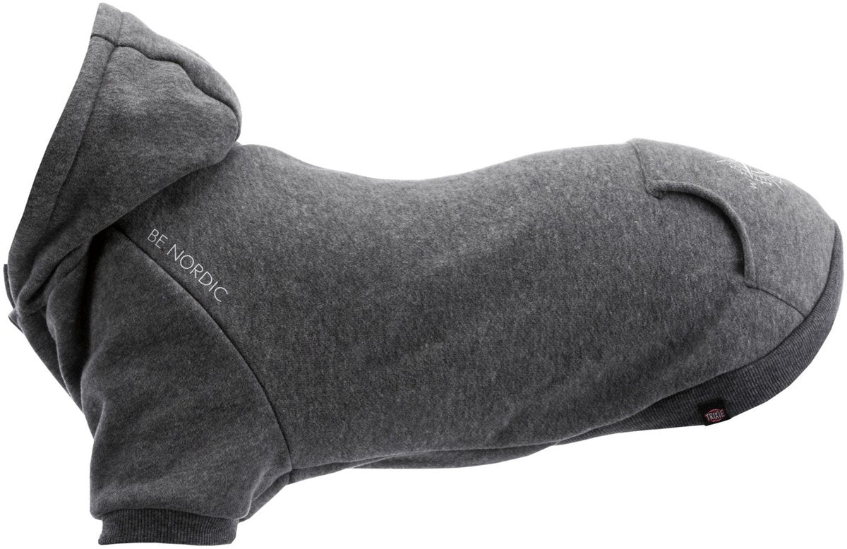 Trixie be nordic perro sudadera con capucha flensburg gris 27 cm