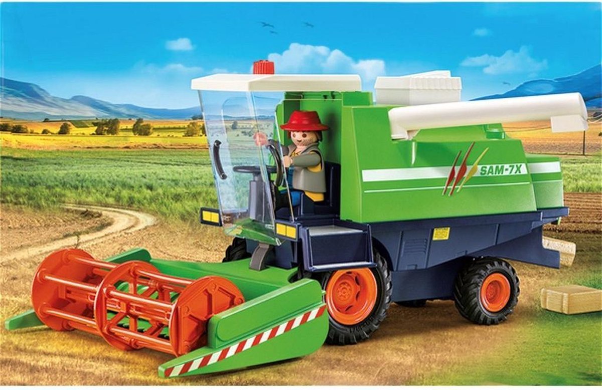 Playmobil 9532 Cosechadora campestre con figura
