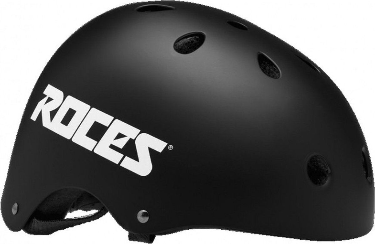 Roces – ce aggressive skatehelm – sterke ventilatie impactbescherming – zwart – maat 58-62cm (l)
