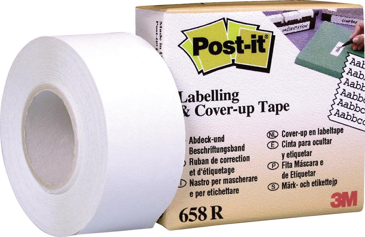 Nastro per correzione etichette Post-it ®, ricarica, 25,4 mm x 17,7 m