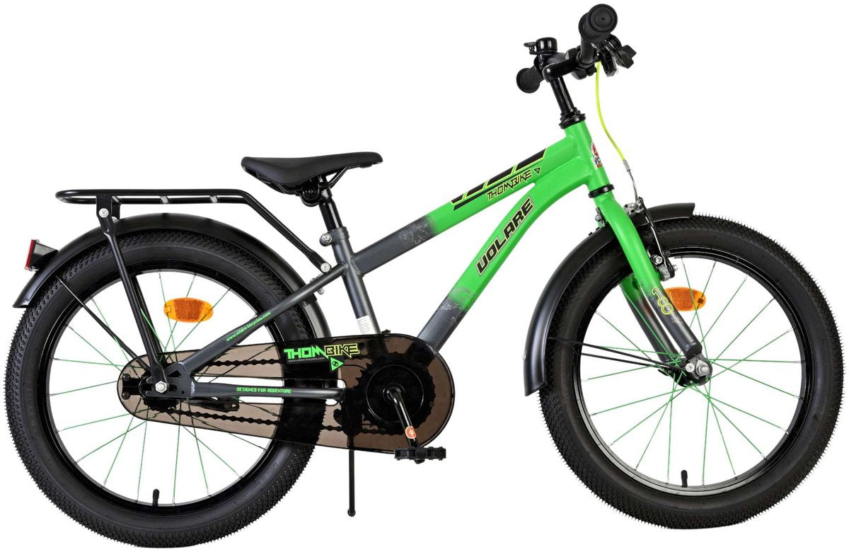 Bicicletta per bambini Volare Thombike - ragazzo - 18 pollici - verde grigio