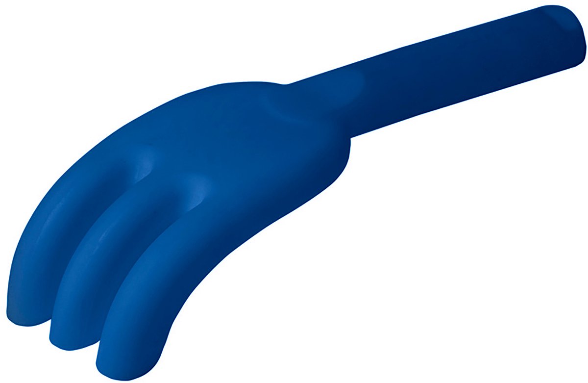 Rastrello Scrunch - blu - pieghevole - riciclabile