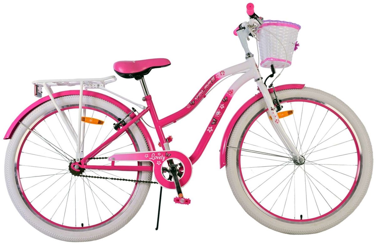 Volare adorabili bambini per bambini ragazze rosa 26 pollici freni a due mani