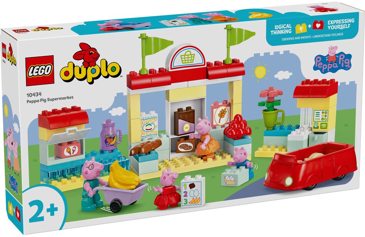 LEGO DUPLO LEGO DUPLO 10434 SUPERKET DE PEPPA