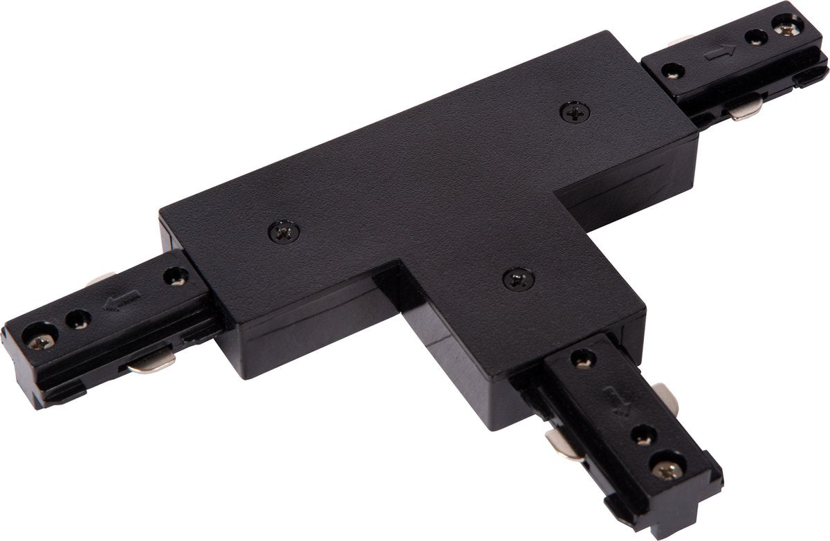 Lucide track T-connector b - iluminación de riel con sistema de riel monofásico - negro (extensión)