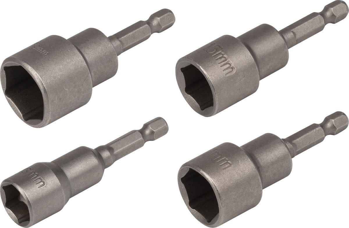 Kreator - accessories - krt062500 - dopsleutelset magnetisch - 13-15-17-19mm - 4 st.