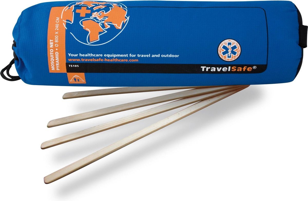 Travelsafe pyramid mosquitonet 1 pers. - pyramidestijl