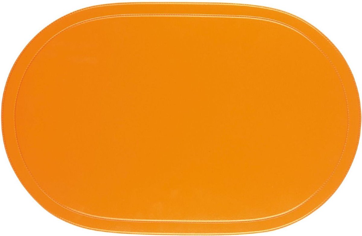 Westmark juego de 4 manteles individuales, 45,5 x 29 cm, vinilo, naranja, colección saleen: fun