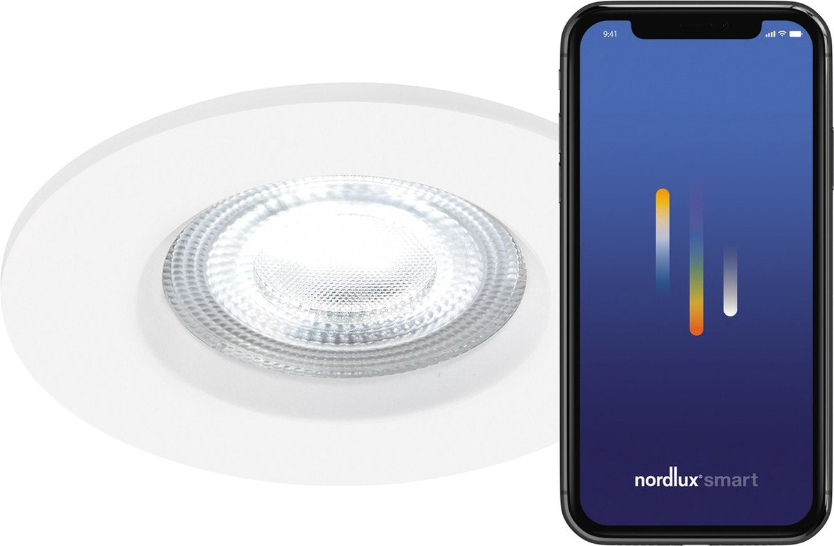 Nordlux don-downlighter-smart-rgb-3pack-ip65-wit
