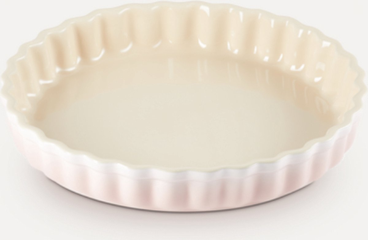 Molde para tarta le creuset 28 cm rosa concha