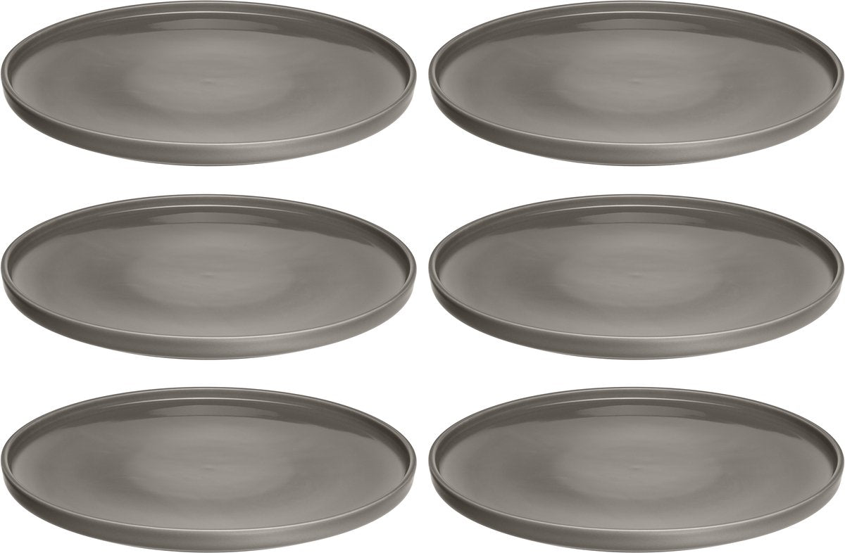 Plato Leonardo roma 27cm topo - set 6