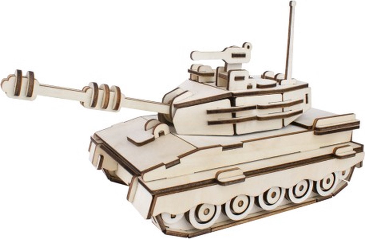 Kit de construcción de madera de un tanque sin marca sin marca