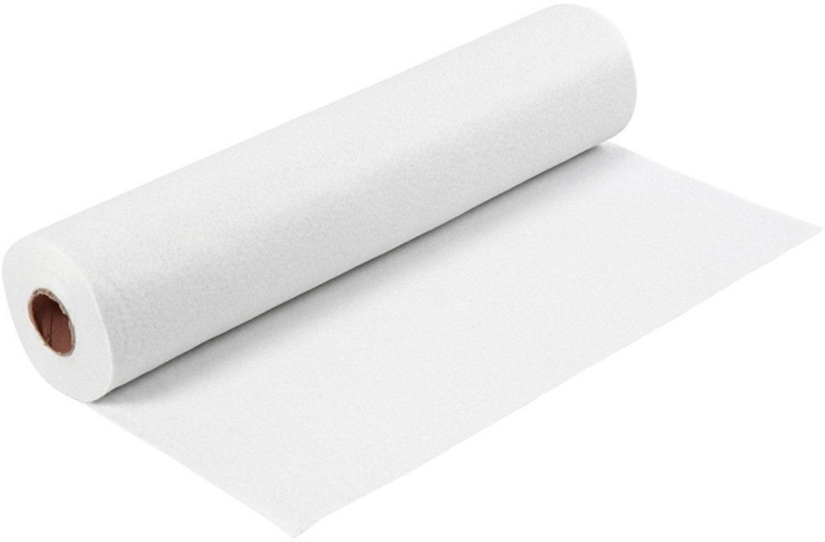 Fieltro hobby Creativ company, ancho: 45 cm, grosor 1,5-2 mm, 180-200 g, blanco, 5 m 1 rollo