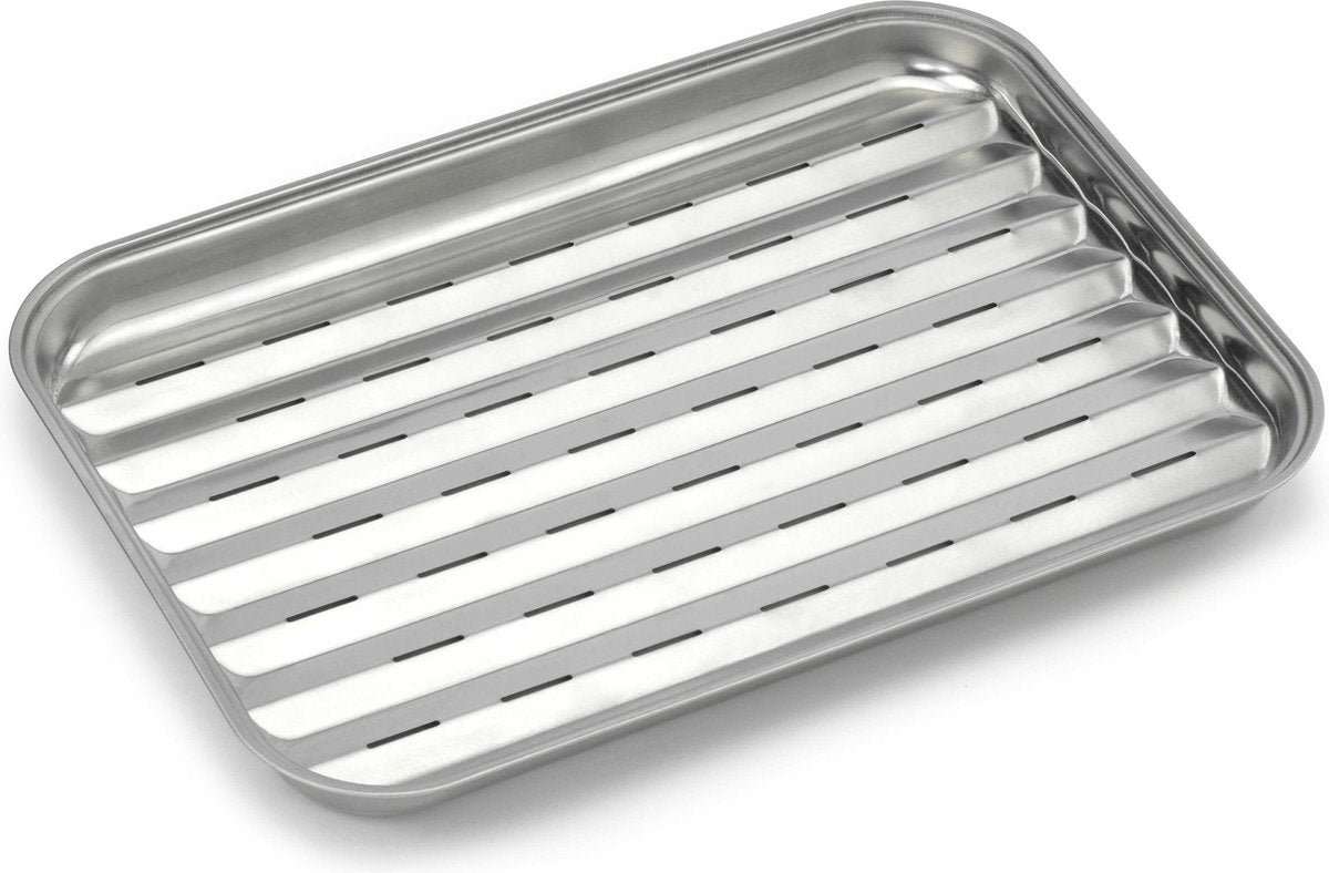 Barbecook reutilizable en la parrilla de acero inoxidable