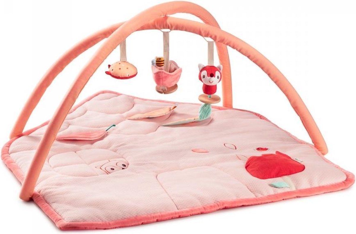 Tappeto da gioco Lilliputiens con foresta di fiocchi