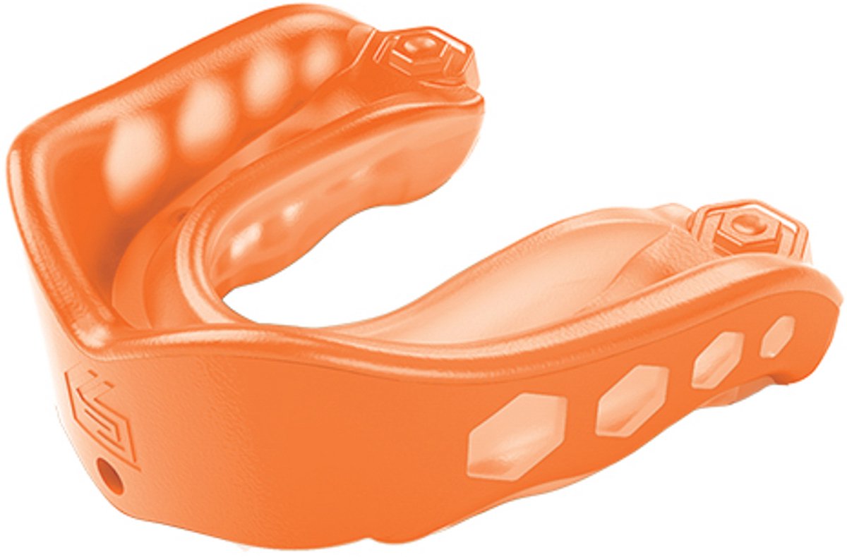 Protector bucal shock doctor gel max - naranja | tamaño: adulto