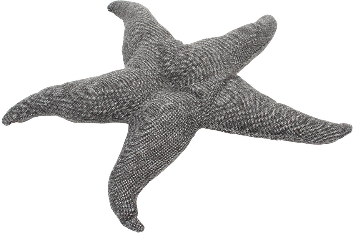 Duvo eco pluche zeester xl - 44x43x6cm grijs