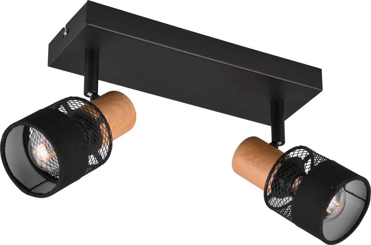 Trio nandini - spot - negro mate - excl. 2x e14 10w
