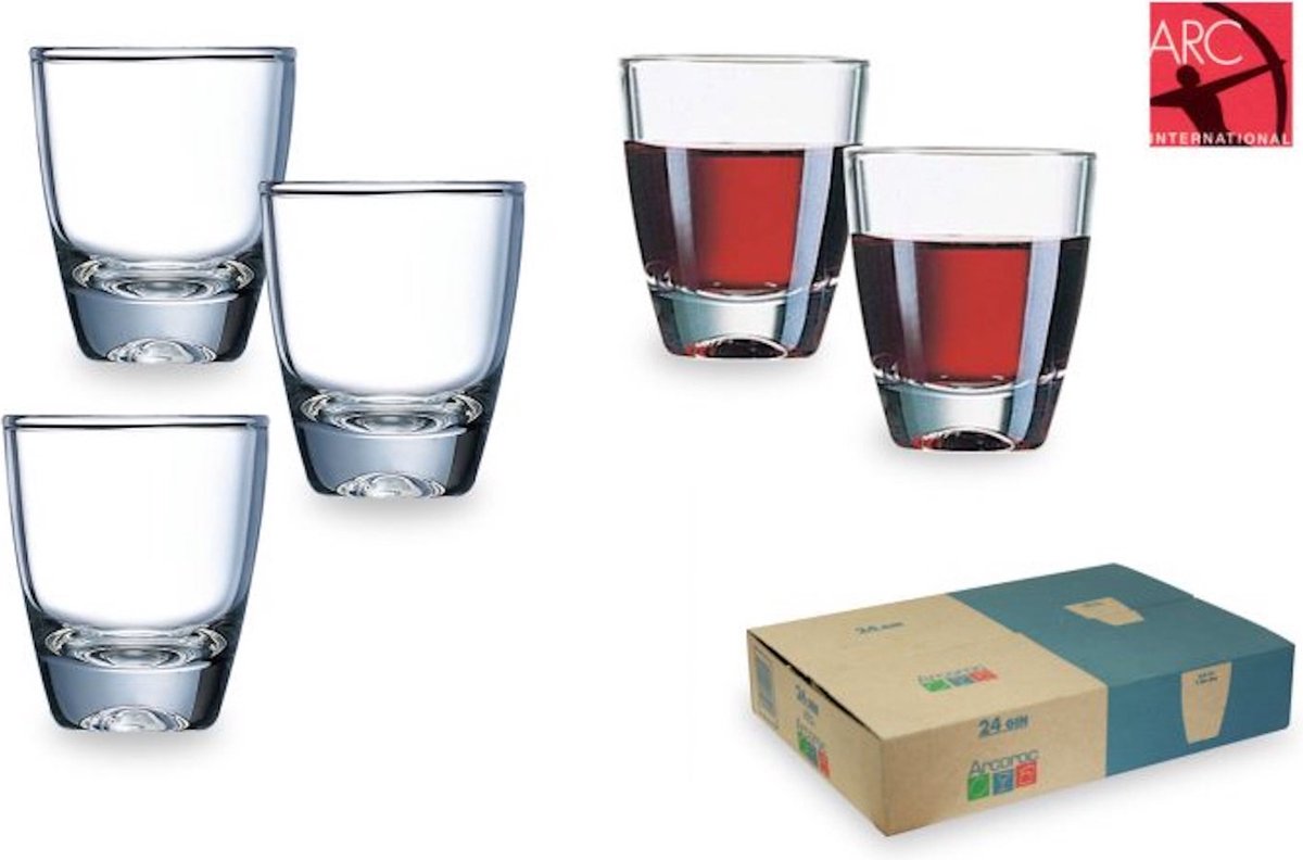 Vaso chupito ginebra Arcoroc 3,5cl set24
