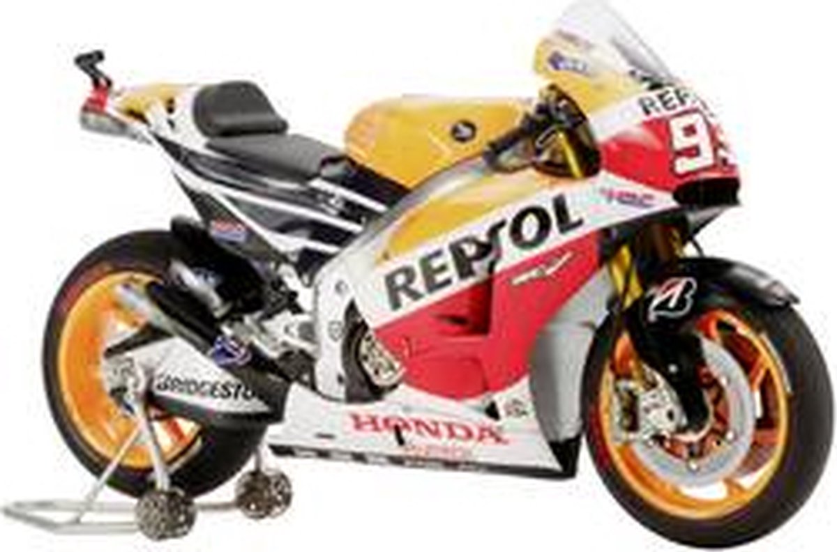 Tamiya modelbouwpakket auto - 14130 repsol honda rc213v #039 plastic - 1:12 - modelbouw