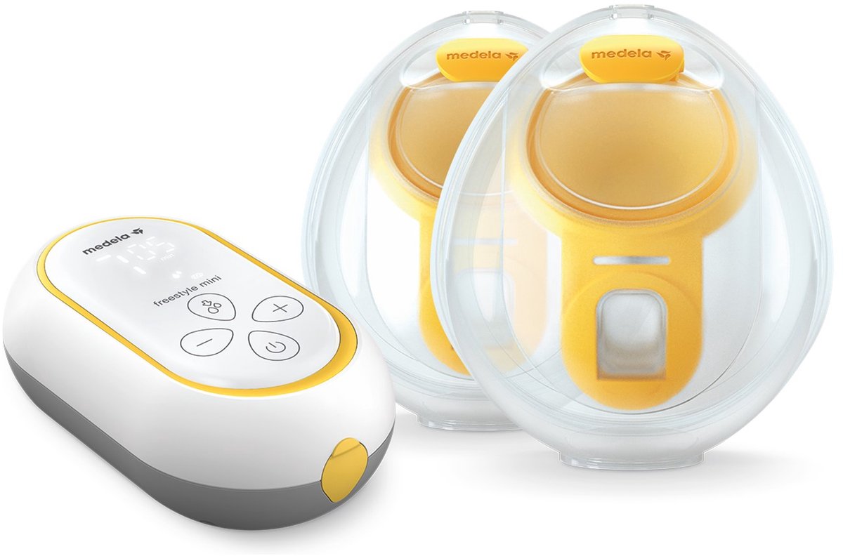 Medela freestyle mini hands-free - dubbele elektrische borstkolf - draagbaar - handsfree cups - oplaadbare accu