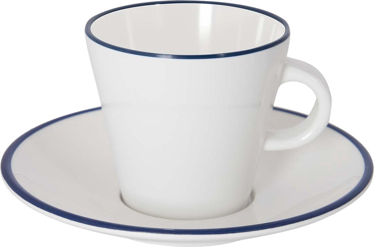 Gimex - linea linea - set espresso - blu - 85 ml - 2 pezzi