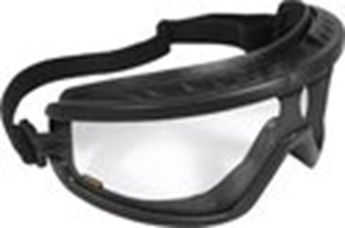 Stanley sy240 veiligheidsbril - transparant polycarbonaat - 1 stuk - verstelbare hoofdband en geventileerd