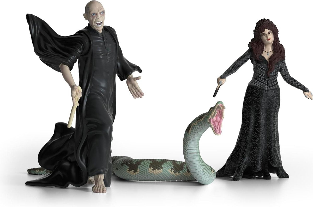 Schleich Harry Potter Heer Voldemort con Nagini Bellatrix