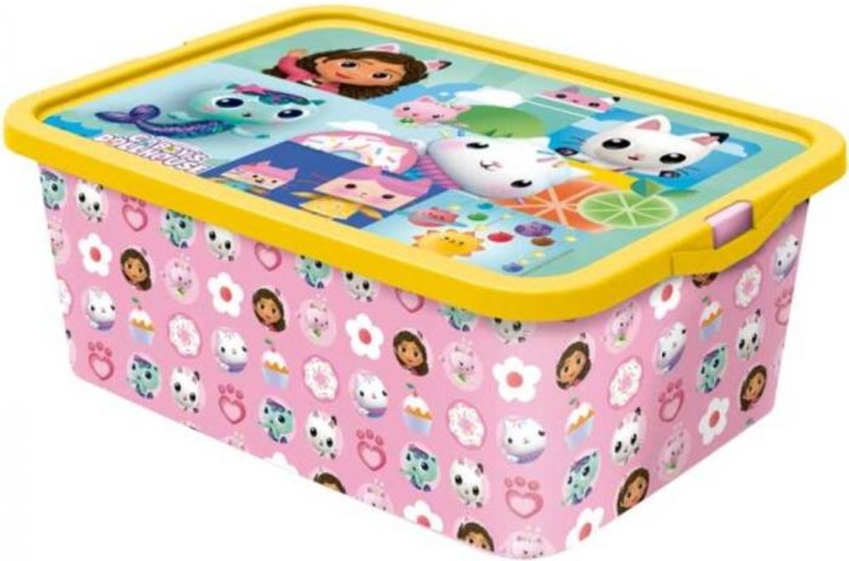 Gabby's poppenhuis gabby's dollhouse opslag klikdoos - 13l