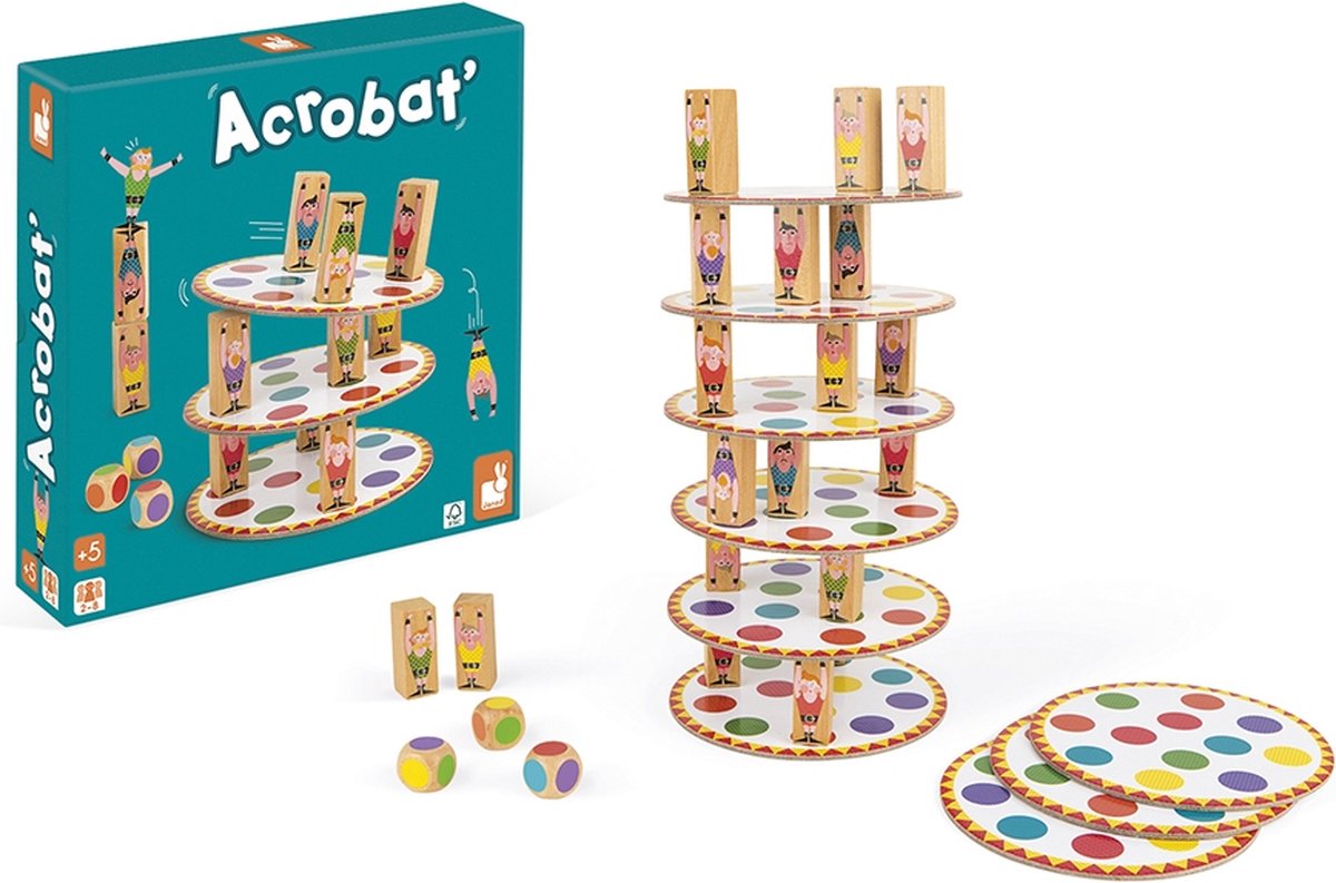 Janod - gioco di abilità - torre dell'acrobata