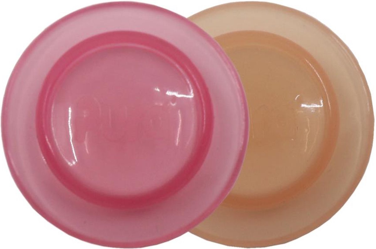 Pura silicone afsluitdisk 2 stuks rose en carrot