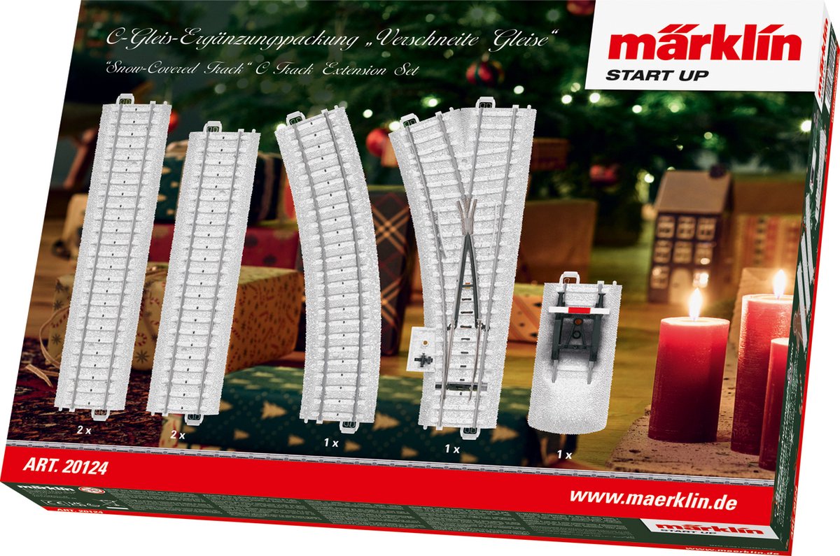 Märklin pone en marcha carriles C cubiertos de nieve